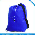 High Quality 100% Polyester Green Hospital Drawstring Laundry Bag